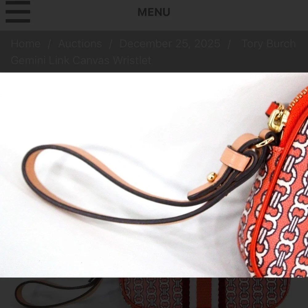 Tory Burch elegant wristlet
